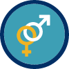 Symbols for men and women